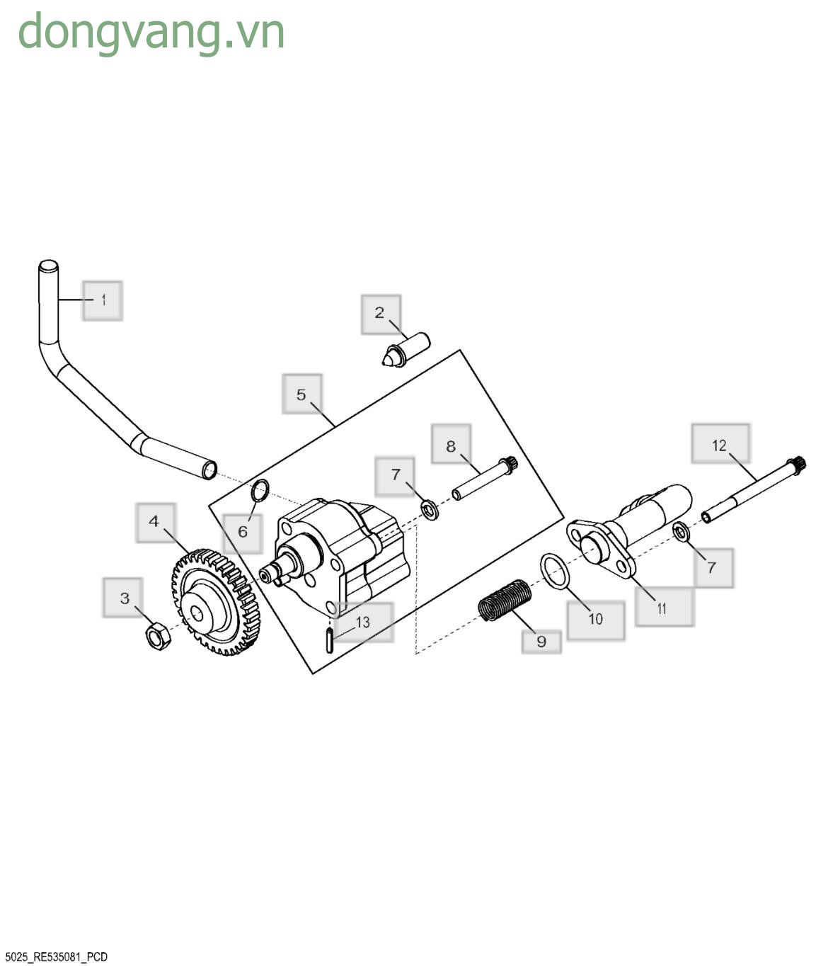 5025 Engine Oil Pump - ST451664